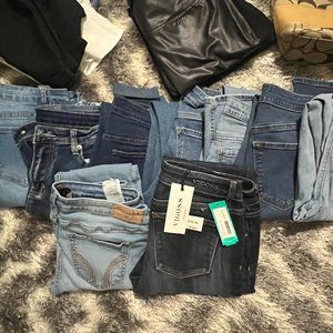9 Pair Womens Misc Jeans